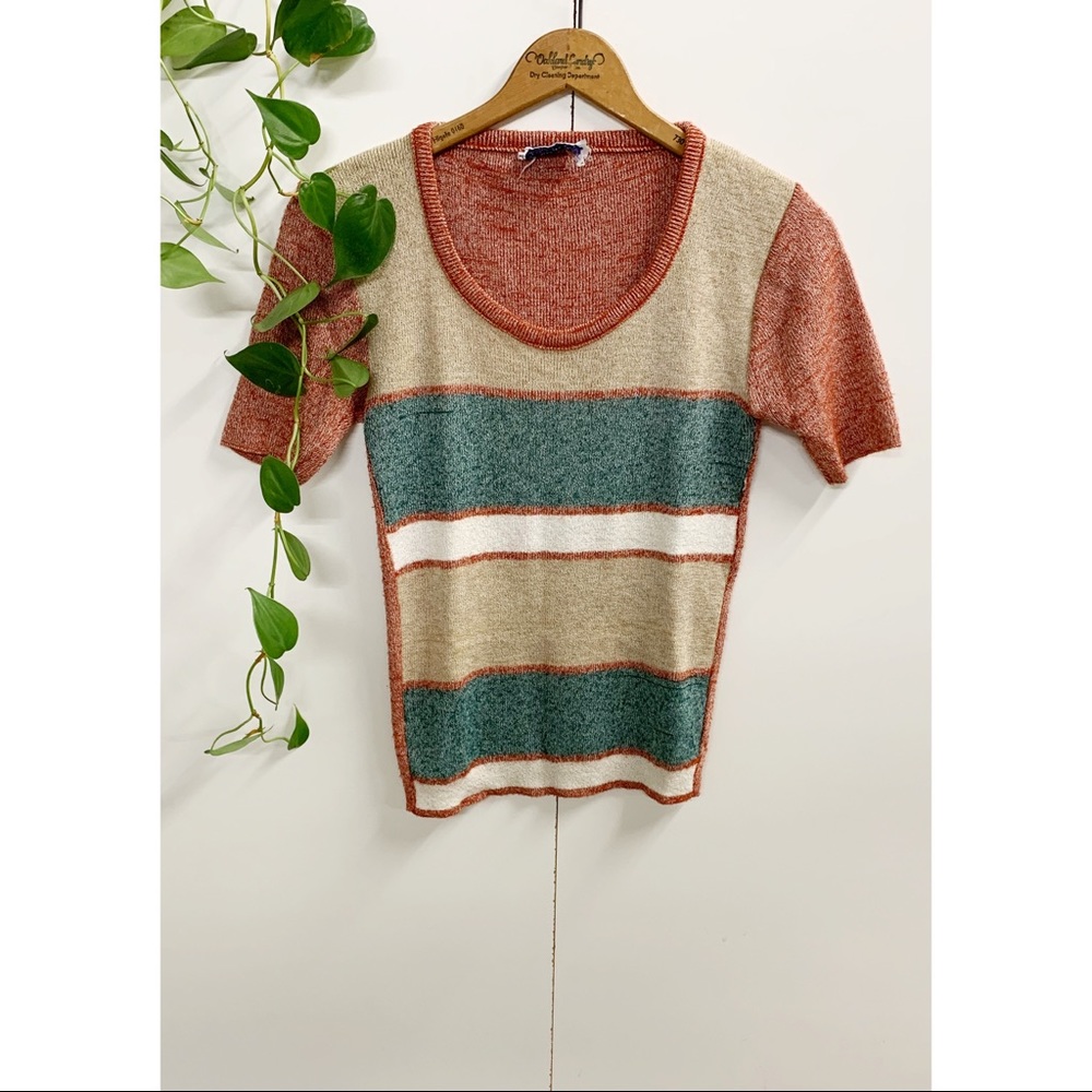 🍂Vintage Short Sleeve Sweater 🍂